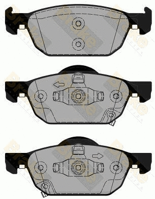 Kit de plaquettes de frein, frein à disque Brake ENGINEERING PA1825