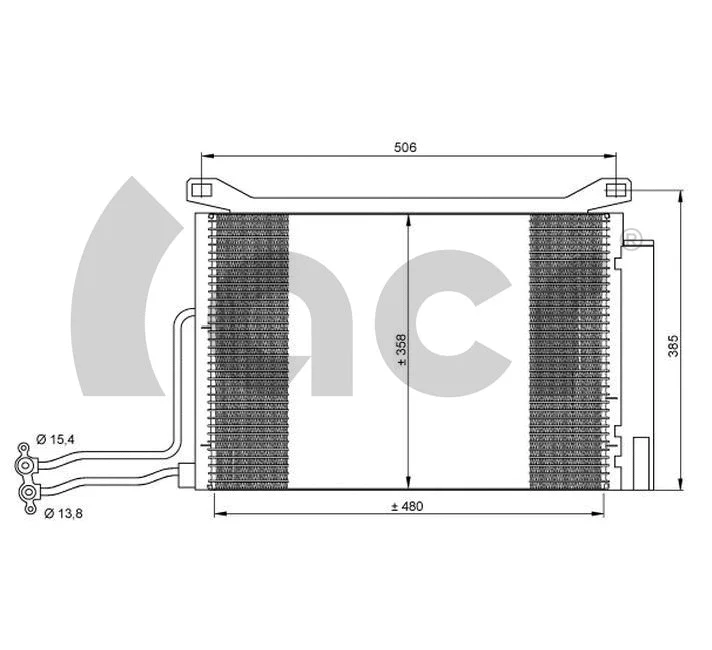 Condenseur, climatisation ACR 300698