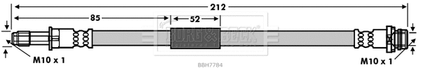 Flexible de frein BORG & BECK BBH7784