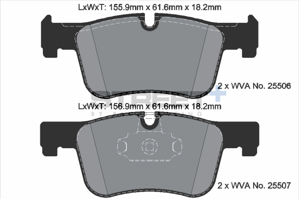 Kit de plaquettes de frein, frein à disque PAGID Racing T8119SP2001