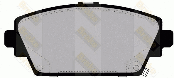 Kit de plaquettes de frein, frein à disque Brake ENGINEERING PA1341