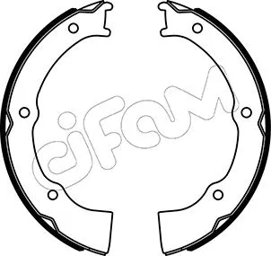 Jeu de mâchoires de frein, frein de stationnement CIFAM 153-500