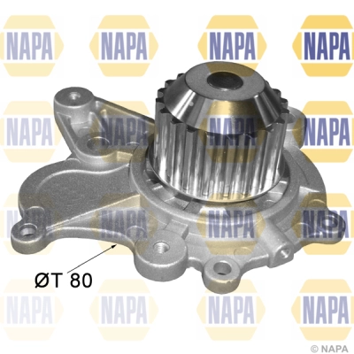 Pompe à eau, refroidissement du moteur NAPA NWP1250
