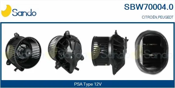 Pulseur d'air habitacle SANDO SBW70004.0