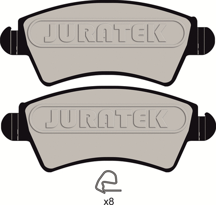 Kit de plaquettes de frein, frein à disque JURATEK JCP1599