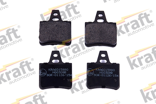 Kit de plaquettes de frein, frein à disque KRAFT AUTOMOTIVE 6015990