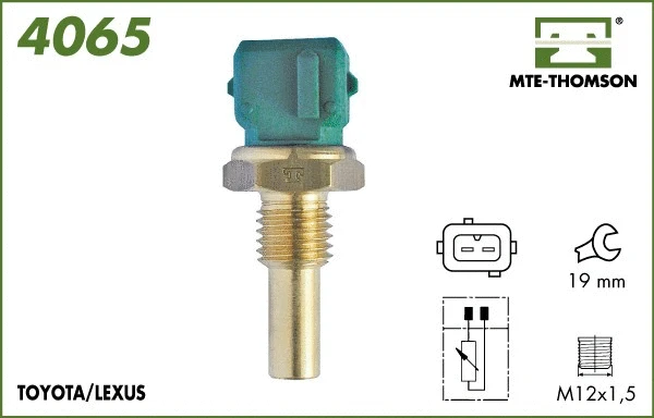 Sonde, température du liquide de refroidissement MTE-THOMSON 4065