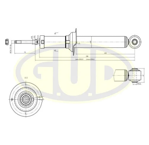 Amortisseur G.U.D. GSA341204