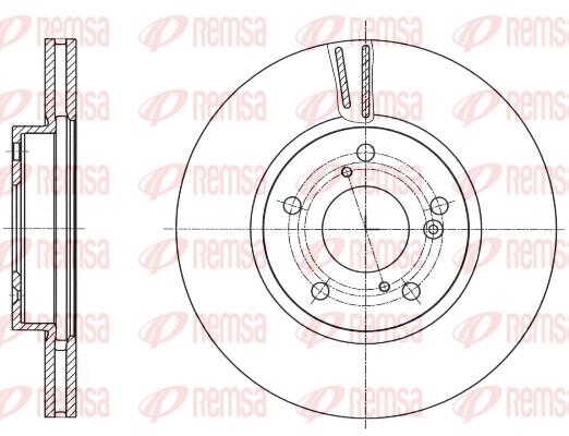 Disque de frein REMSA 61755.10