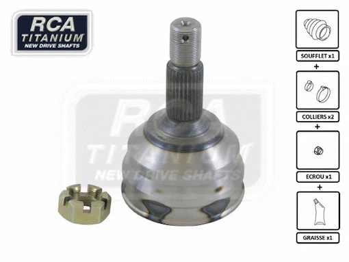 Jeu de joints, arbre de transmission RCA FRANCE CI07