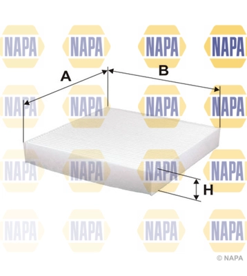 Filtre, air de l'habitacle NAPA NFC4025
