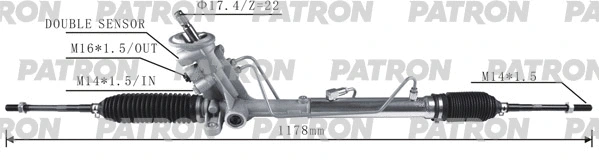 Crémaillère de direction PATRON PSG3057