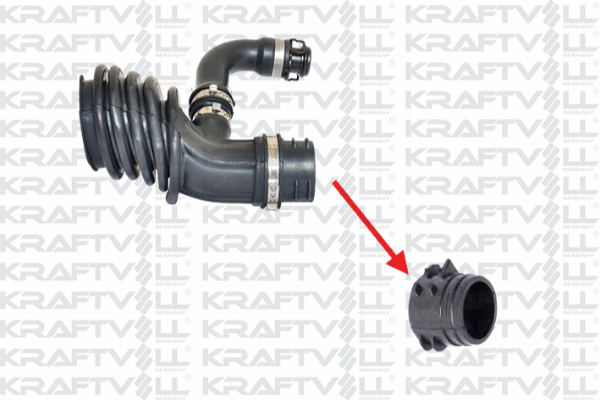 Tuyau d'aspiration, alimentation d'air KRAFTVOLL GERMANY 10031351
