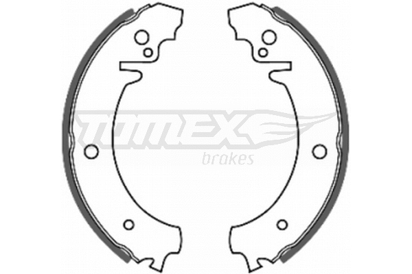 Jeu de mâchoires de frein TOMEX Brakes TX 20-11
