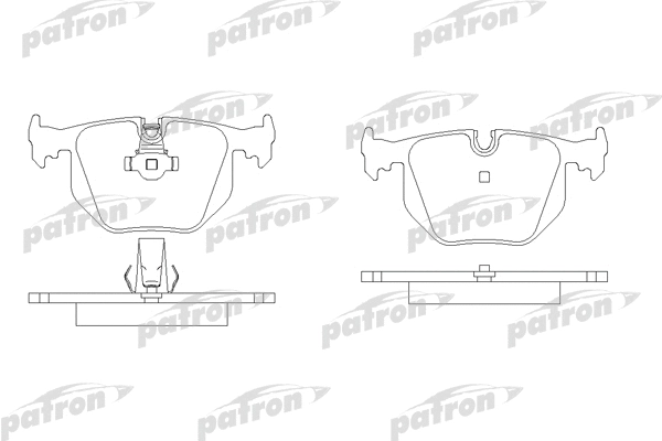 Kit de plaquettes de frein, frein à disque PATRON PBP1483
