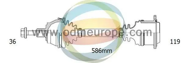 Arbre de transmission 4X4 ESTANFI EST-18-212950