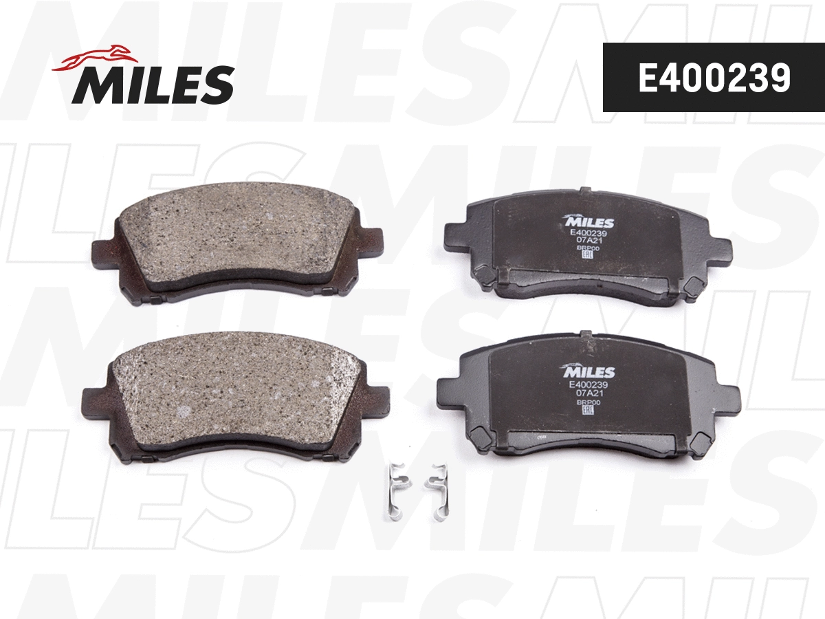 Kit de plaquettes de frein, frein à disque MILES E400239