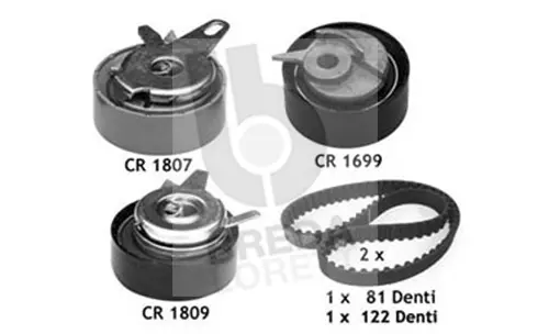 Kit de courroie crantée BREDA LORETT KCD0606