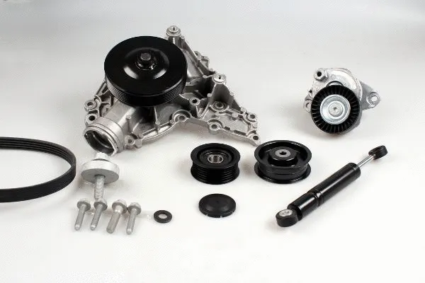 Pompe à eau+Jeu de courroie trapézoïdale à nervures GK K980409A
