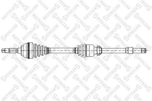 Arbre de transmission STELLOX 158 1772-SX