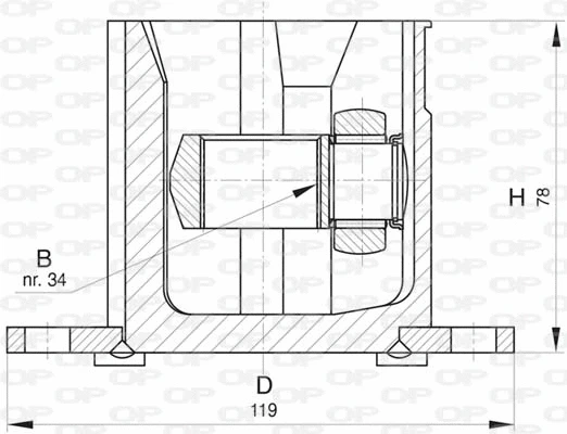 Jeu de joints, arbre de transmission OPEN PARTS CVJ5832.20