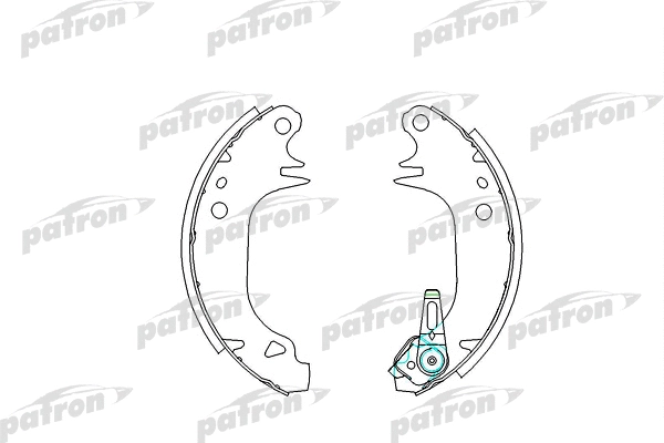 Jeu de mâchoires de frein PATRON PSP188