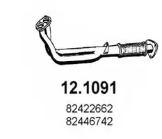 Tuyau d'échappement ASSO 12.1091
