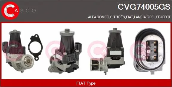 Vanne EGR CASCO CVG74005GS