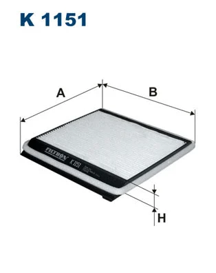 Filtre, air de l'habitacle FILTRON K 1151