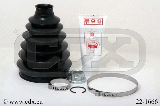 Jeu de joints-soufflets, arbre de commande CDX 22-1666