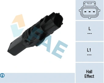 Capteur de vitesse de roue, transmission manuelle FAE 79340