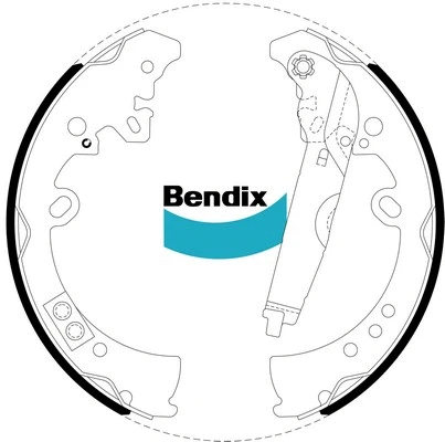 Jeu de mâchoires de frein Bendix BS5008