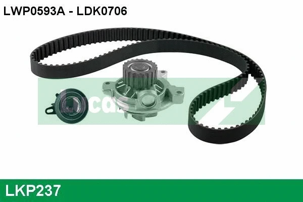 Pompe à eau + kit de courroie crantée LUCAS LKP237