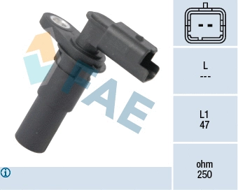 Capteur d'angle, vilebrequin FAE 79238