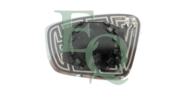 Verre de rétroviseur, rétroviseur extérieur EQUAL QUALITY RS01219