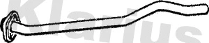 Tuyau d'échappement KLARIUS 142829