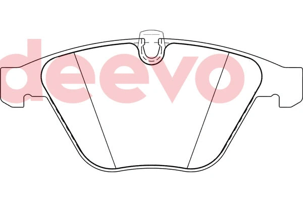 Kit de plaquettes de frein, frein à disque DEEVO BP80400