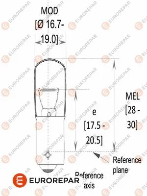 Ampoule, éclairage intérieur EUROREPAR 1616431080