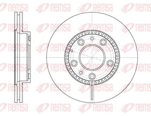 Disque de frein REMSA 6767.10