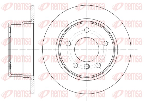 Disque de frein REMSA 6716.00