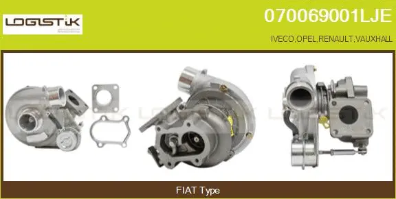 Turbocompresseur, suralimentation LGK 070069001LJE