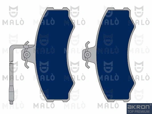 Kit de plaquettes de frein, frein à disque AKRON-MALÒ 1050336