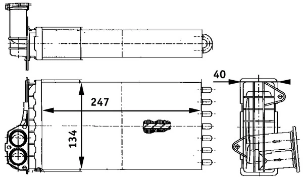 Système de chauffage MAHLE AH 88 000P