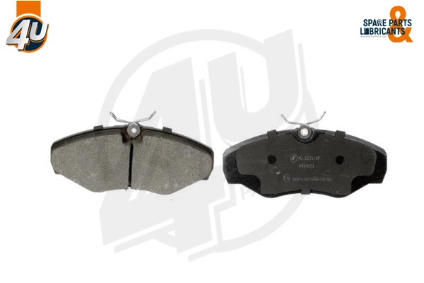 Kit de plaquettes de frein, frein à disque 4U Autoparts 22311OP