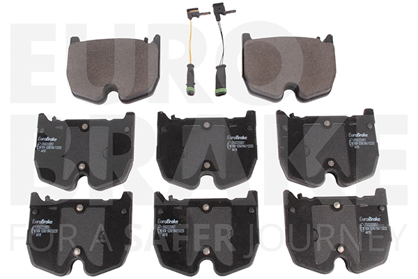 Kit de plaquettes de frein, frein à disque EUROBRAKE 5502223357