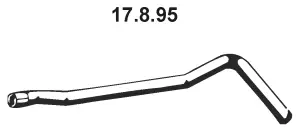 Tuyau d'échappement EBERSPÄCHER 17.8.95