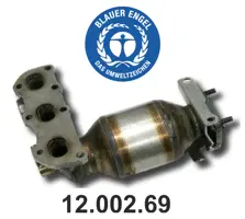 Catalyseur en coude EBERSPÄCHER 12.002.69