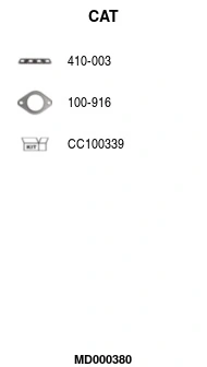 Catalyseur FA1 MD000380