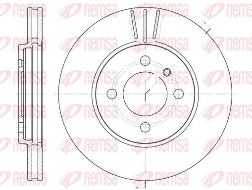 Disque de frein REMSA 6062.10