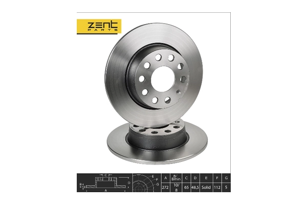 Disque de frein ZentParts Z05991